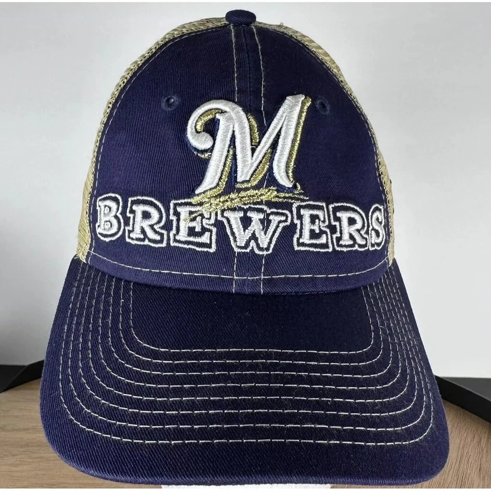 4/$20 Milwaukee Brewers Hat New Era Snapback MLB Baseball Cap Hat 9Twenty Youth